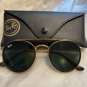 Ray-Ban round double bridge aviators